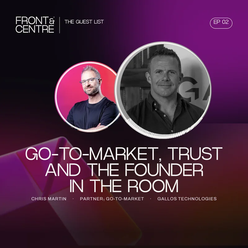Go-to-Market, Trust and the Founder in the Room cover art