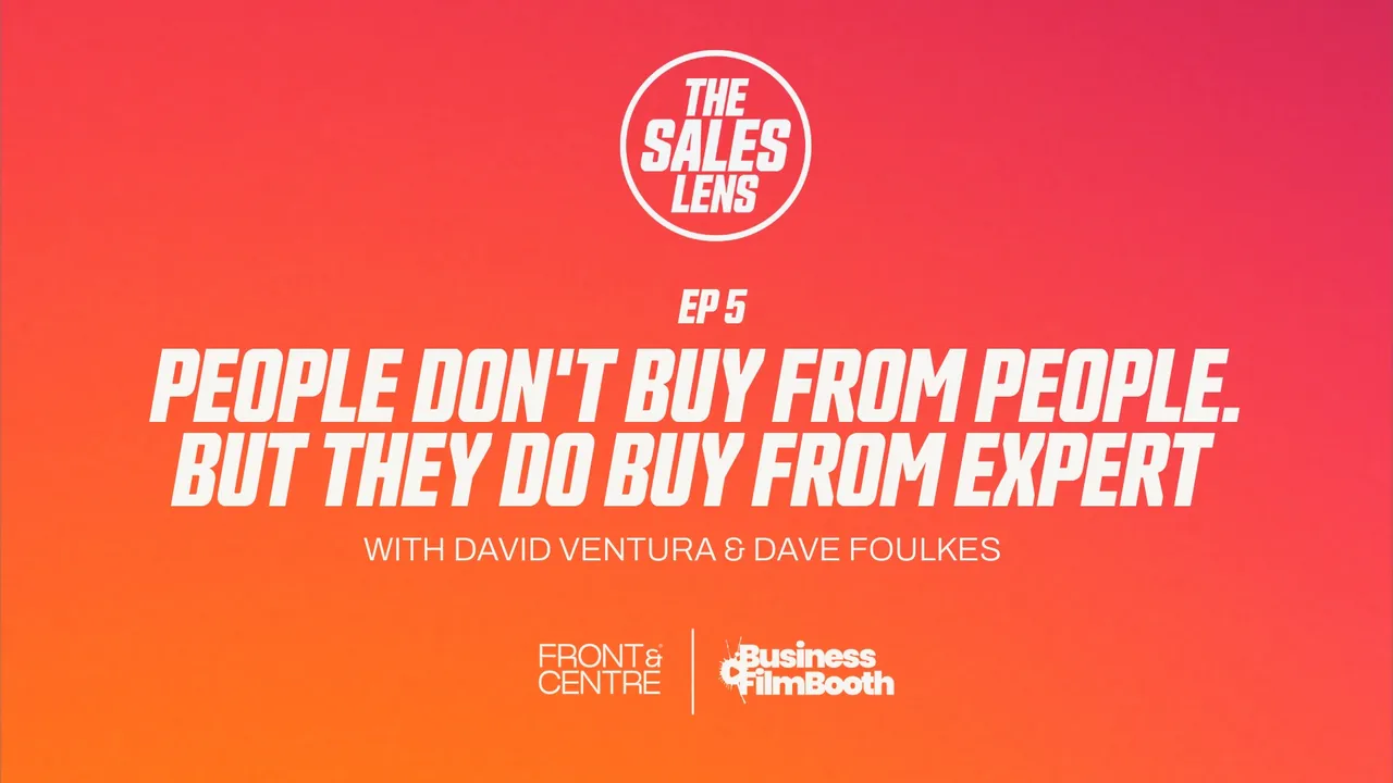 People don't buy from people. cover art